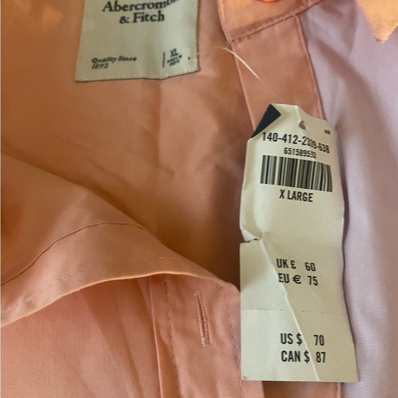 Abercrombie & Fitch women’s button down pastels XL nwts - Picture 4 of 8
